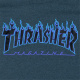 THRASHER T-Shirt Thrasher Flame dark heather
