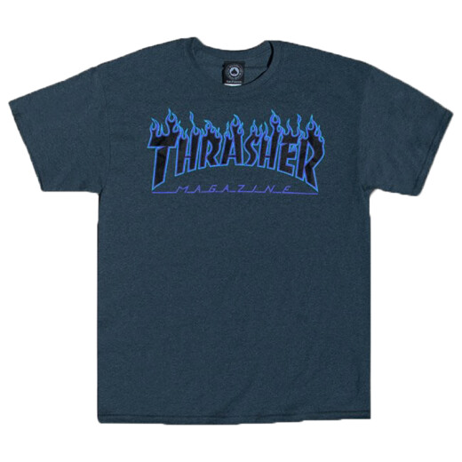 THRASHER T-Shirt Thrasher Flame dark heather S