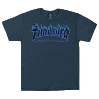 THRASHER T-Shirt Thrasher Flame dark heather XL