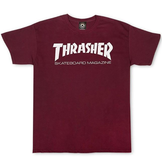 THRASHER T-Shirt Skate-Mag maroon