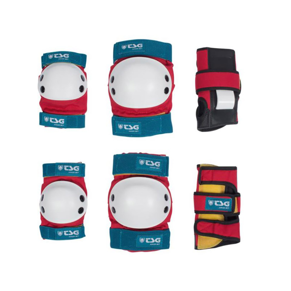 TSG Kids Skate Protektor Set red-white-blue