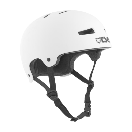 TSG Skate Helm Evolution Solid Colors satin white