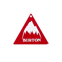 BURTON Snowboard Wax Tri-Scraper red