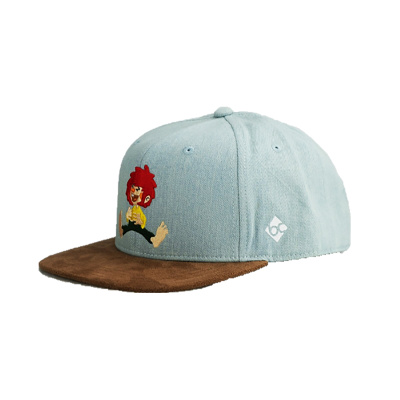 BAVARIAN CAPS Snapback Cap Pumuckl denim