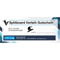Splitboard Verleih Gutschein