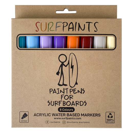 SURFPAINTS Premium 8 Pack - Pastel Set