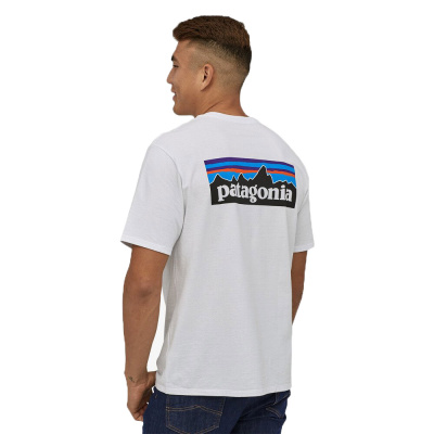 PATAGONIA T-Shirt P-6 Logo Responsibili-Tee white