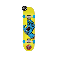 SANTA CRUZ Skateboard Screaming Hand Mini yellow 7.75"