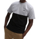VANS T-Shirt Colorblock grey/black