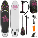 AFTER SUP Set Paradise Paddle 116 anthra + Paddel + Pumpe + Tasche + Leash