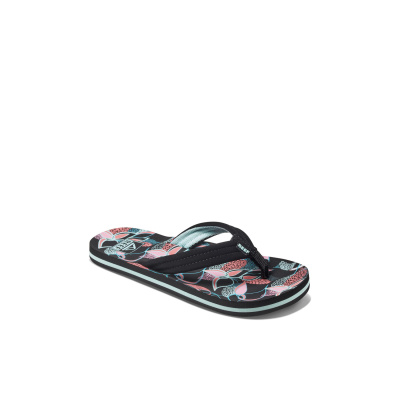 REEF Kids Flip Flop Ahi layered floral