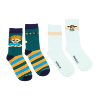 BAVARIAN CAPS Socks Box Pippi Langstrumpf mehrfarbig 36-40