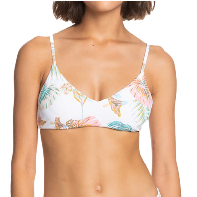 ROXY Bikini Top Value Line Athletic Tri bright white s lilac