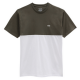 VANS T-Shirt Colorblock white/grape leaf
