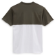 VANS T-Shirt Colorblock white/grape leaf