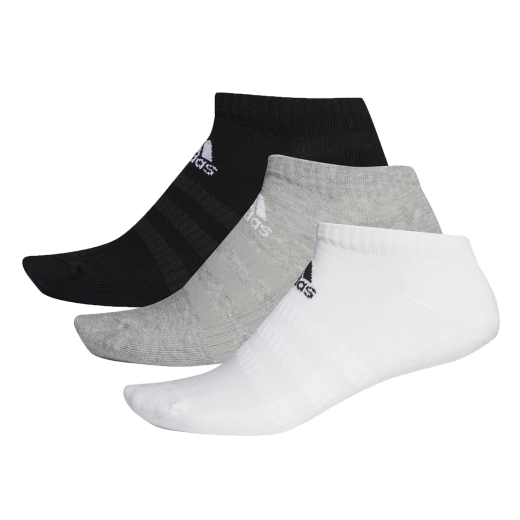 ADIDAS Socks Cush Low 3Er Pack mgreyh/white/black