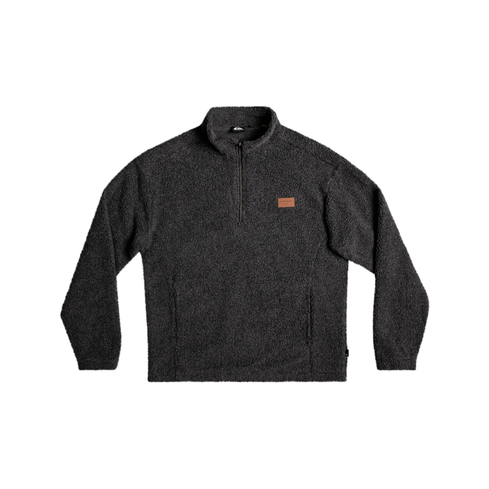 QUIKSILVER Teddy Fleece Zip-Sweat Bogong Gum Qz dark grey heather