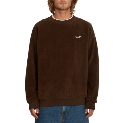 VOLCOM Pullover Too Kool dark brown