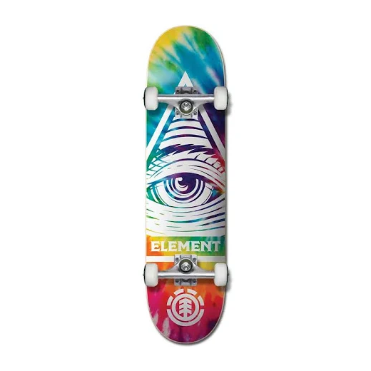 ELEMENT Complete Skateboard Eye Trippin Rainbow 8.0"