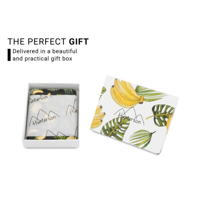 HUNTERSON Geldbeutel Magic Coin Wallet RFID banana