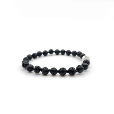 MEER MATE Partner-Armband "Ever" Lavastein-Howlith, lang