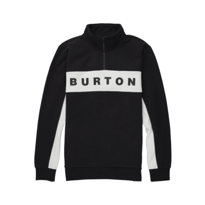 BURTON Pullover Lowball Quarter-Zip Fleece true black