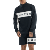 BURTON Pullover Lowball Quarter-Zip Fleece true black
