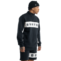 BURTON Pullover Lowball Quarter-Zip Fleece true black