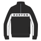 BURTON Pullover Lowball Quarter-Zip Fleece true black