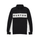 BURTON Pullover Lowball Quarter-Zip Fleece true black