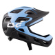 TSG Fullface Bike Helm Seek Youth FR Graphic Design / flow black-azuro