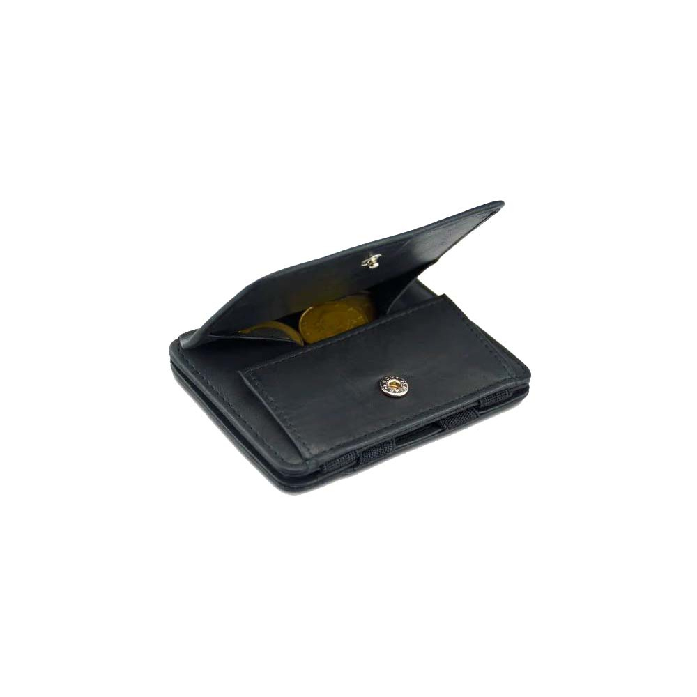 HUNTERSON Geldbeutel Magic Coin Wallet RFID Pull Tab black