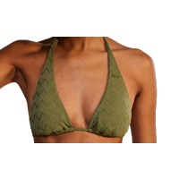 ROXY Bikini Top Current Coolness Elongated Tri loden green