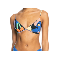 ROXY Bikini Top Color Jam Fixed Tri anthracite flower jammin