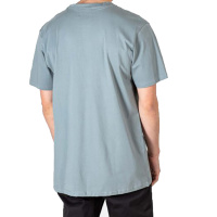 REELL T-Shirt Staple Logo Lead Blue