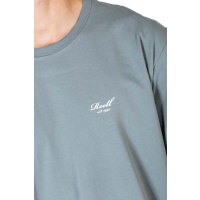 REELL T-Shirt Staple Logo Lead Blue