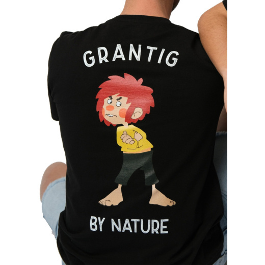 BAVARIAN CAPS T-Shirt Grantig by nature - schwarz, unisex