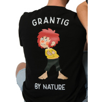 BAVARIAN CAPS T-Shirt Grantig by nature - schwarz, unisex