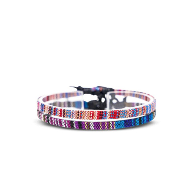 MADE BY NAMI 2er Set Surfe Armband - Türkis & Pink