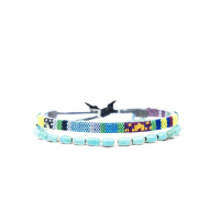 MADE BY NAMI 2er Set Surfer Armband Turquoise Beads