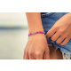 MADE BY NAMI Boho Surfer Armband Flat pink