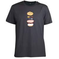 BAVARIAN CAPS T-Shirt Bavarian Burger altwei&szlig;