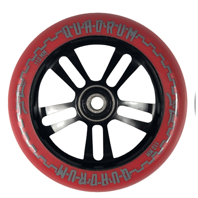 AO Quadrum V3 5-hole Wheel 110mm incl. Titen Abec 9  red...