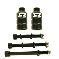 AOscooter Double Peg Kit incl. 3 bolts  black