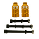 AOscooter Double Peg Kit incl. 3 bolts  gold