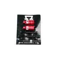 AOscooter Double Peg Kit incl. 3 bolts  red