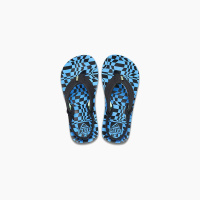 REEF Kids Flip Flop Little Ahi swell checkers