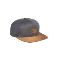REELL Snapback Cap Suede 140 heather charcoal one size