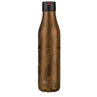 LES ARTISTES Thermo Flasche BottleUp 750ml Holz