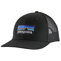 PATAGONIA Cap P-6 Logo Trucker Black